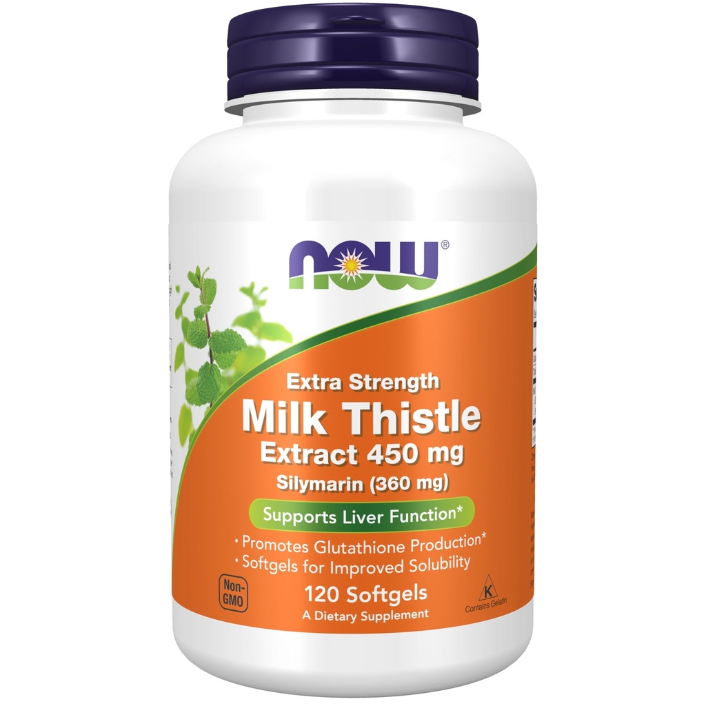 JETZT Nahrungsergänzungsmittel, Silymarin Milk Thistle Extract, Extra Strength 450 mg, 120 Softgels