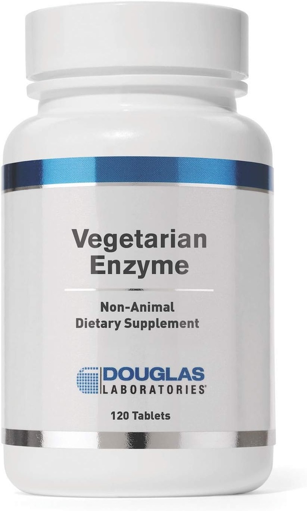 Douglas Laboratories Enzyme | Fermented Enzymes Geeignet für Vegetarier | 120 Tabletten