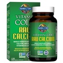 Integratore di calcio crudo del giardino della vita per le donne e gli uomini - Codice di vitamina fatto da cibi interi con magnesio, K2, vitamina D3 e vitamina C più probiotici per la digestione, 120 capsule
