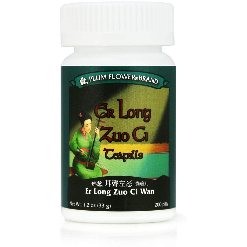 Er Long Zuo Ci Wan, 200 ct, Fleur de prune