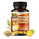 VEGATOT Organic Nattokinase Complex - 10IN1 Formula Vitamin D3, Niacin, Vitamina K2, Zinco, CoQ10, Quercetin - Made in the USA (150 Count (Pack of 1))