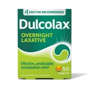 Dulcolax Stimulant Laxative Tabletten, Predictable & Effective Constipation Relief, Relieves Straining & Bloating, Bisacodyl 5 mg, 50 Count