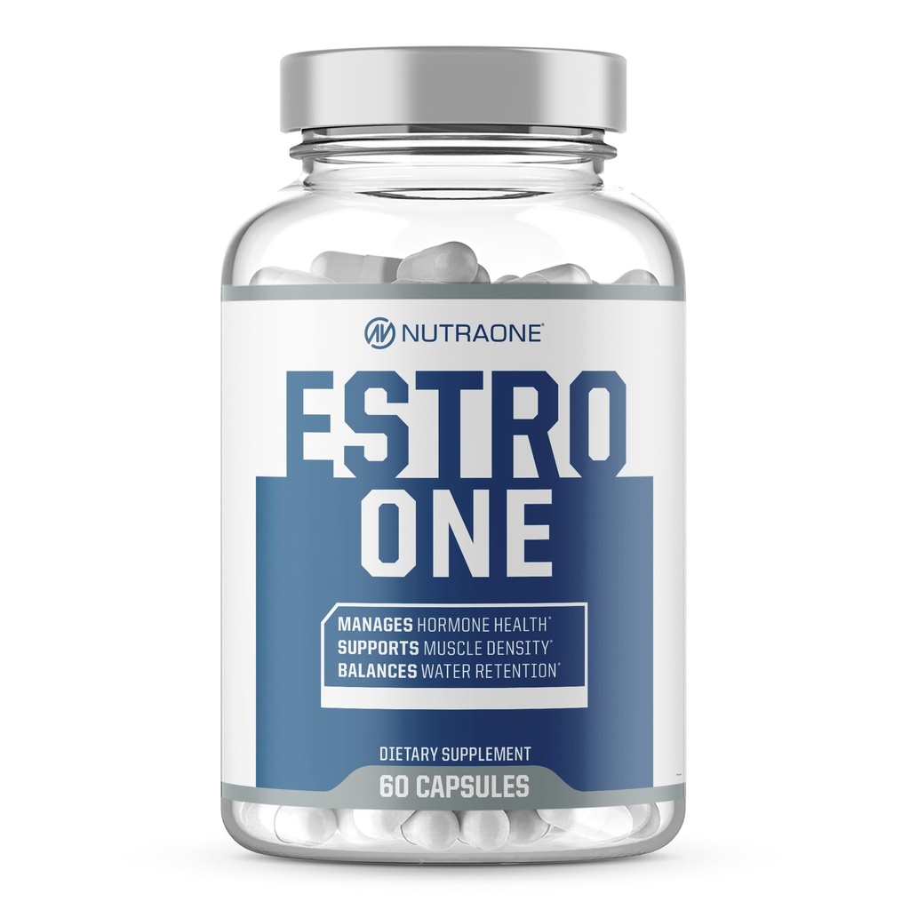 NutraOne EstroOne Hormone Unterstützung für Männer natürliche Stärke, Stimmung und Laufwerk Unterstützung* (60 Kapseln)