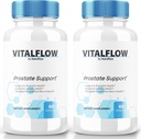 (2 Pack) VitalFlow Capsules, VitalFlow Advanced Prostate Support Formula, Official Natural Formula to Regain Control, Maximum Strength Pills to Support Wellness, Vital Flow Reviews (120 Capsules)