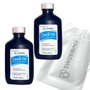 SWAN Castor Oil USP 100% stabiles Laxativ für Relief der okzialen Verstopfung 4 Fl Oz (Pack von 2) Plus Tasche stark und wasserdicht