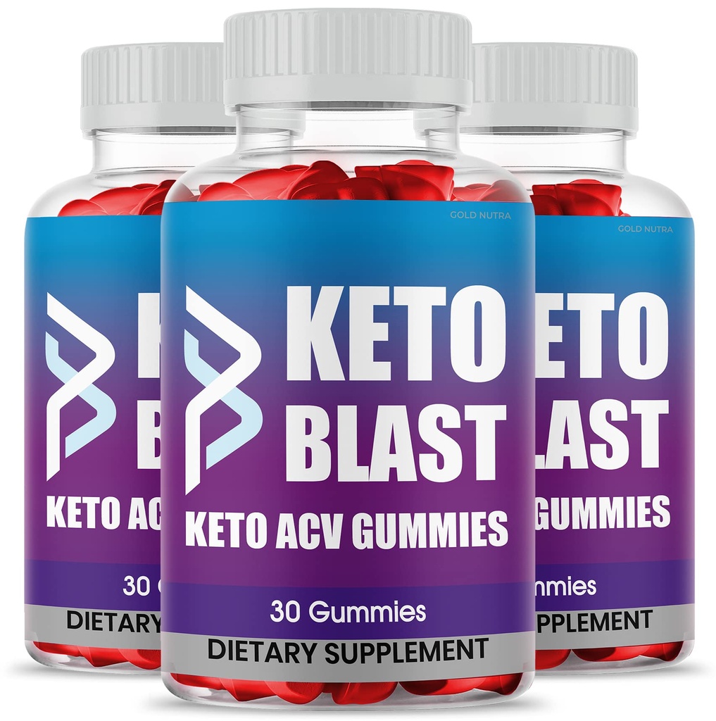 (3 Pack) Keto Blast Gummies, Forza massima, Gomma originale Keto Blast, Formula avanzata, Alimentazione di 3 mesi