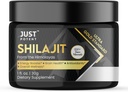 Just Potent Ultra Gold Standard Shilajit Resin Supplement - 100+ Trace Minerals | 600mg pro Servierung, 50 Servierungen | Fulvic & Huminsäuren, Gehirngesundheit, Antioxidans, Energie und allgemeine Wellness