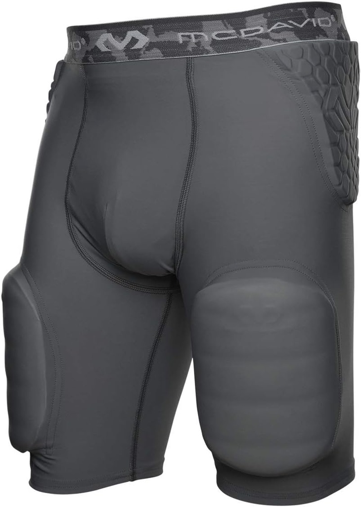 McDavid Hex Rival 5 pantalons de football rembourrés, pantalons de football rembourrés intégrés, adultes
