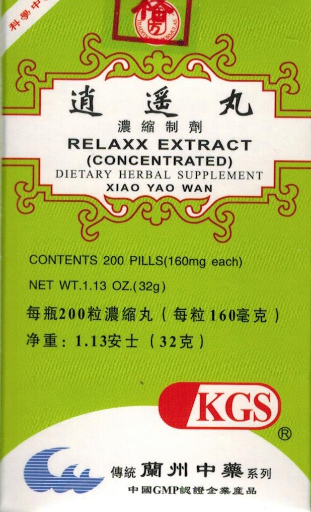 RELAXXX EXTRACT (XIAO YAO WAN)160mg X 200 pillole per bottiglia.