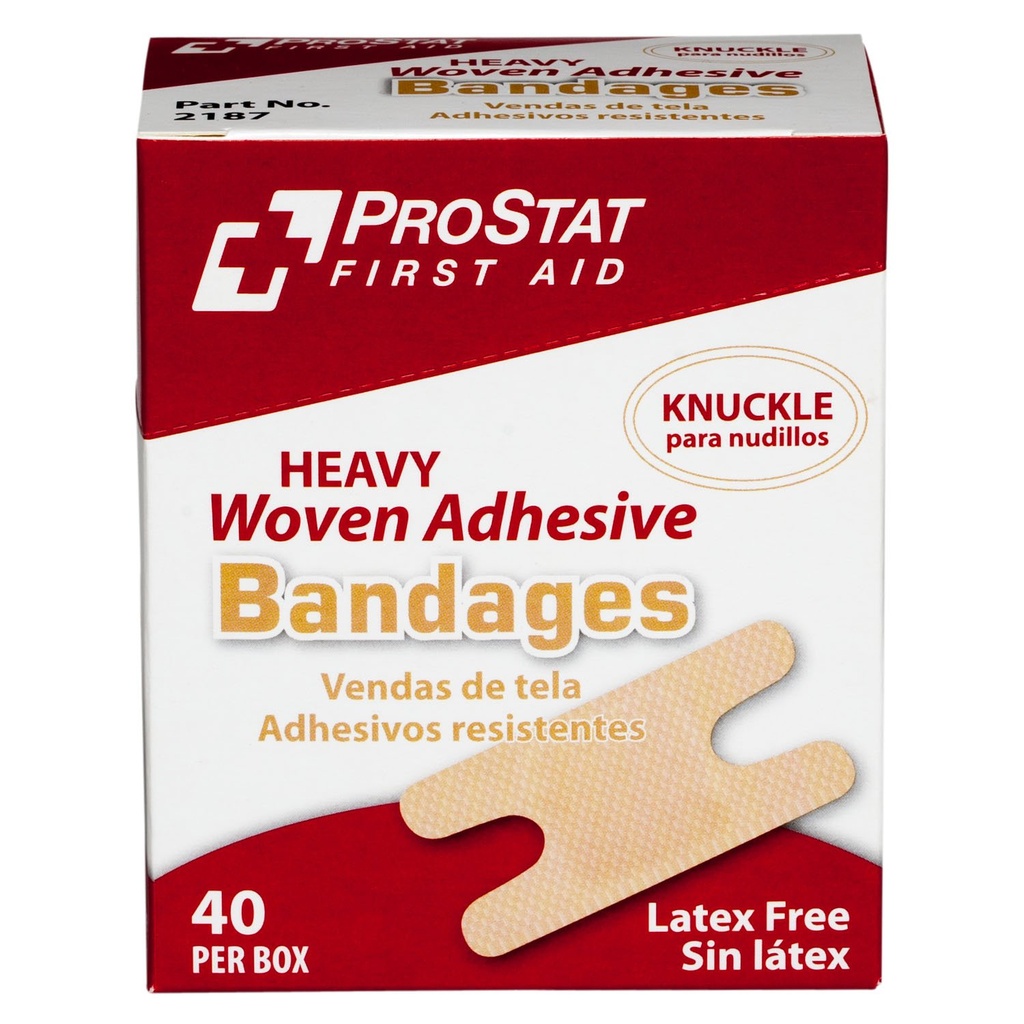 ProStat First Aid 2187 Bandage Heavy Woven Knuckle (Pack von 40)