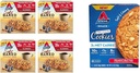 Atkins Soft Baked Energy Bars, Blueberry, 15g Protein,2g Sugar, Excellent Source & Peanut Butter Protein Cookie, Protein Dessert, Rich in Fiber, 3g Net Carb, 1g Sugar