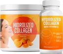 Integratore della polvere del collagene idrolizzato | Promuove i peptidi del collagene dell'erba idrolizzata |Collagen per le donne | 200gr (Bundle 2)