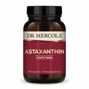 Dr. Mercola Organic Astaxanthin - 4 mg Astaxanthin - Leistungsstarke Antioxidantien-Unterstützung - Organic Microalgae Extract - Non-GMO, Gluten-Free & Soy-Free - 90 Kapseln (90 Portionen)