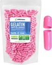 XPRS Nutra Size 0 Capsule Vuote - 1000 Conta Capsule Gelatine Vuote - Pillole Riempimento Capsule fai da te - Pure Bovine Pill Gel Caps per Do-It-Yourself Supplements (Pink)