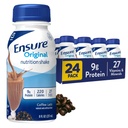 Assicurare Original Coffee Latte Nutrition Shake | Small Meal Sostituzione Shake | Ready to Drink | 9g Protein, 27 Vitamine e Minerali | 8 fl oz - 24 Pack