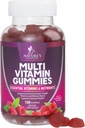 Multivitaminici per Adulti con Vitamine A, C, D, B12 - Multivitaminici Gummy per il supporto nutrizionale giornaliero con Vitamine & Minerali per Donne & Uomini, Vitamina Multi VIT della Natura - 120 Gummies