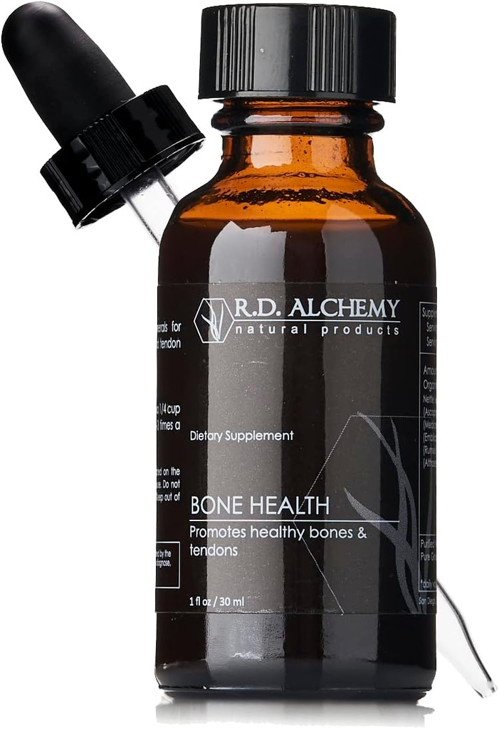 RD Alchimie - 100 % extrait naturel et organique de la santé des os - favorise la santé des os et des tendons - guérison rapide des minéraux et des vitamines à base de plantes pour les fractures et les blessures