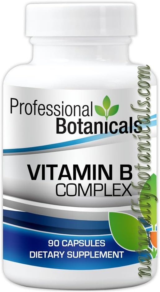 Botaniques professionnels Complexe Vitamine B - 90 Capsules végétariennes