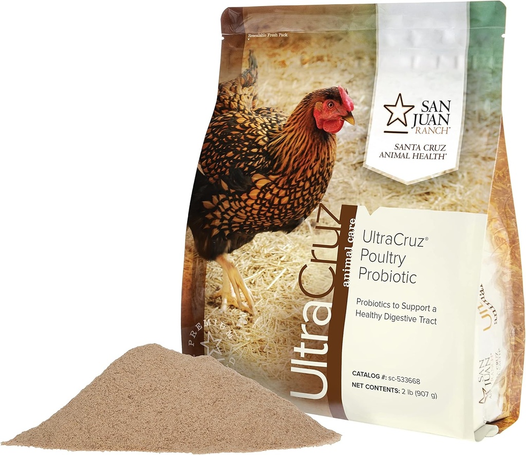 UltraCruz Poultry Probiotic; 2 lb, Braun