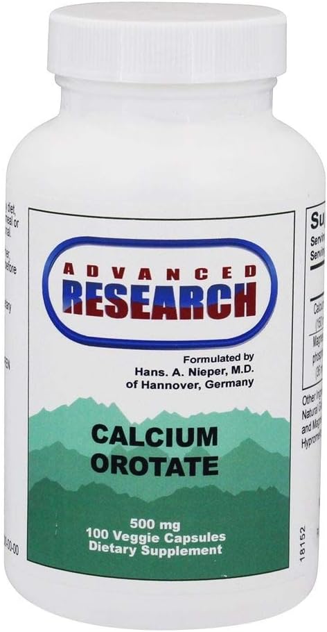 Dr. Hans Nieper Calcium Orotate Capsules, 100 Count