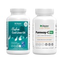 Jigsaw Health Bundle | Alaskan Cod Liver Oil, 180 Softgels, und Pureway-C Plus, 120 Kapseln