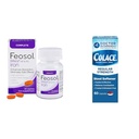 Feosol Complete Iron Supplement 30 Coute and Colace Stool Softener 60 Counter Bundle
