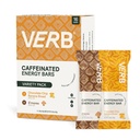 Verb Koffeinierte Energy Bars Variety Pack - 2 Delicious Flavors (26g, Packung mit 16) 110-Calorie Delicious Low Sugar Energy Bar, Vegan & Gluten Free On-the Go Snack mit 80mg Green Tea Koffein