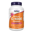 NOW Integratori alimentari, Vitamina C-1000 Complesso con 250 mg di Bioflavonoidi, Buffered, Protezione Antiossidante*, 180 compresse