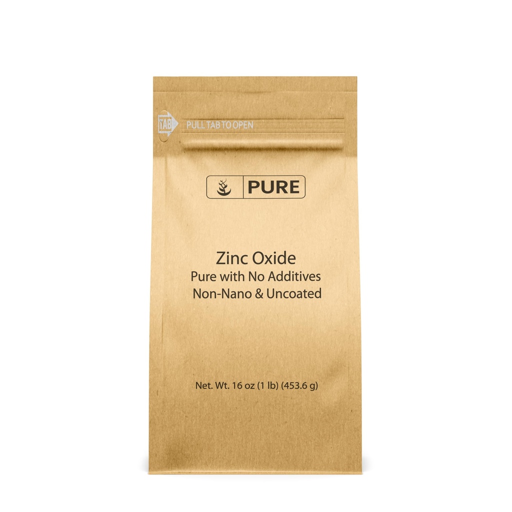 Pure Original Zutaten Zinkoxid, Eco-Friendly Packaging, Non-Nano (1 Pfund)