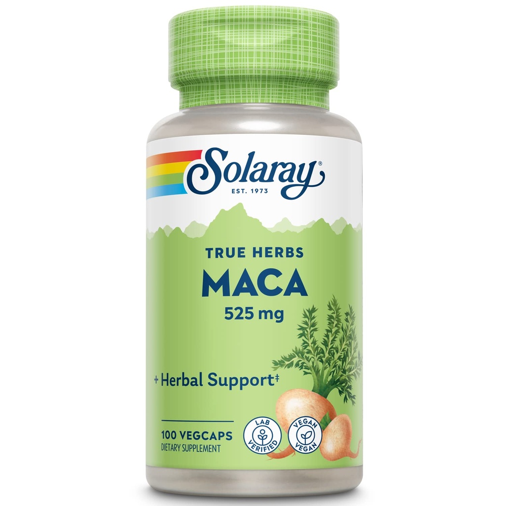 SOLARAY True Herbs, Macao, 525 mg, 100 VegCaps