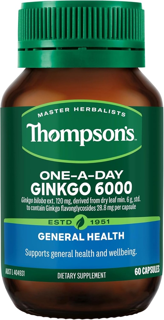 Capsule One-A-Day Ginkgo 6000mg 60 di Thompson