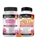 BioSchwartz Probiotic Menopause Supplemento per le donne (2 mesi di fornitura) Plus Daily Multivitamin per le donne 50 e oltre (1 mese di fornitura)