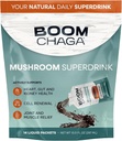 Superdrink di funghi, concentrato liquido con antiossidanti per l'infiammazione e l'immunità Boost, Beta-Glucani per la salute del cuore, Oxalate-Free, 14 pacchetti di Single-Serving