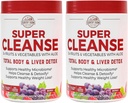 Super Cleanse, Super Juice Cleanse, Supporta il sistema digestivo sano, 34 Frutte e Verdura, Promuove la disintossicazione naturale, Promuove la gestione sana del peso, 28 Serve