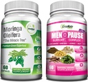 GreeNatr Pure Moringa Oleifera für Mood Enhancement Plus Menopause Support Complex für Hot Flashes, Night Sweats & Mood Swings Relief