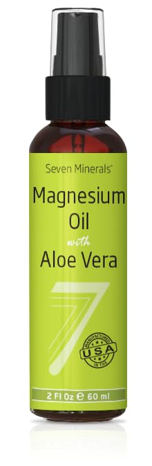Sept minéraux Pure Magnésium Oil Spray - Pharmaceutical (USP) Grade, la plus forte force - Mined aux États-Unis