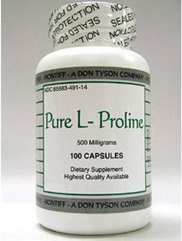 Pure L Proline 500 mg 100 Kapseln