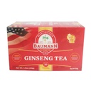 Baumann Premium American Ginseng Tea Bags (20 Teebeutel) - Authentic Panax Wisconsin Grown Panax Ginseng Kräutertee - Gesunder Grüner Tee mit Antioxidant Ginsenosides für verbesserte Fokus & Energie