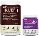 RSP NUTRITION AminoL'énergie de préentraînement végétalienne (Acai 25 portions) avec poudre de protéines TrueFit (chocolat 2 LB)
