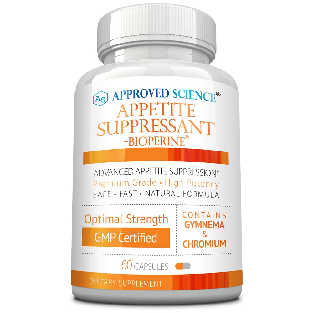 Bestätigt Science® Appetit Suppressant - Gymnema, Chrom, Cayenne Pepper - 60 Kapseln - Made in USA