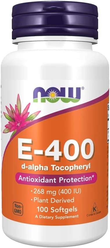 Jetzt Lebensmittel Vitamin E-400 gemischte Tocopherole - 100 Softgels