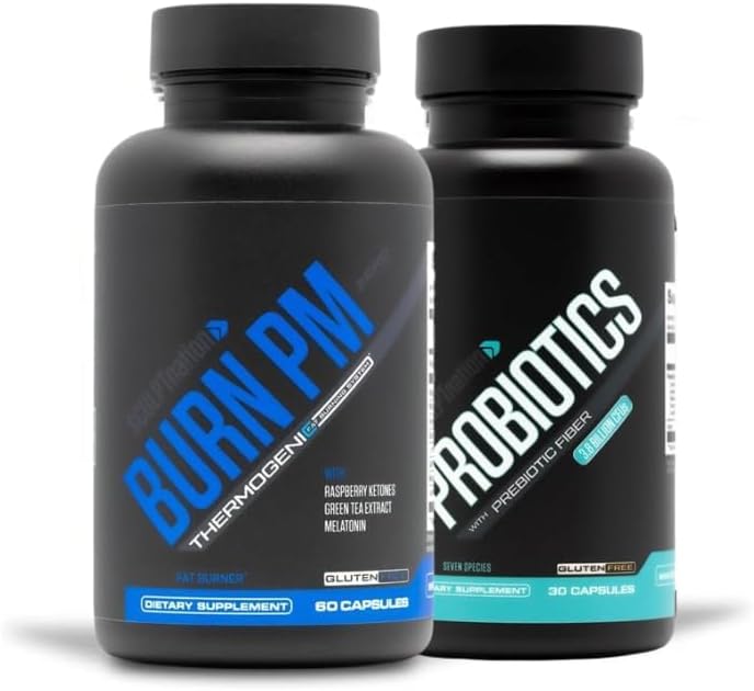 Sculpt Nation von V Shred Burn PM und Premium Probiotics Bundle