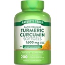 Nature's Truth Curcumin Complex Supplément Turcuma avec extrait de poivre noir, gingembre et astragalus