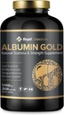 ROYAL CANADIAN Albumin Gold 1700mg | Liver Funktion | Kidney Funktion | Fatigue Recovery | Immunsystem (200 x 1700mg Kapseln)