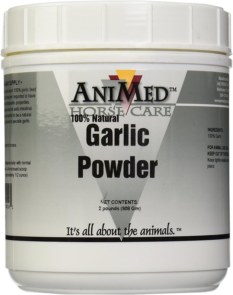 AniMed Knoblauchpulver Pure für Pferde, 2-Pfund