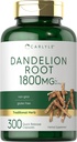 Carlyle Dandelion Root | 1800mg | 300 capsule | Non OGM, Gluten Free Supplement