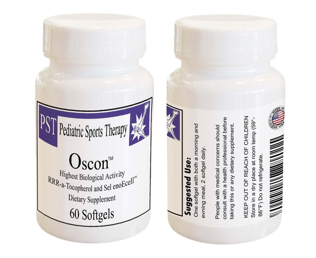 Oscon 60 ct - RRR-A-Tocopherol & Selen Nutraceutical Supplement