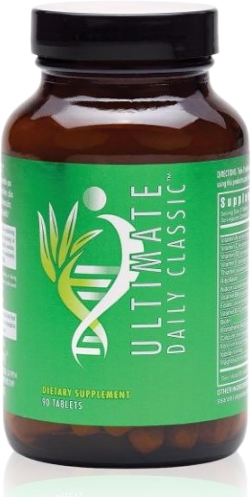 Youngevity Ultimate Daily Classic – Multivitamina con vitamine essenziali, minerali, aminoacidi e Antiossidante-Rich Botanicals – Supporta la cardiovascolare, il cervello, la pancia e la salute comune – 90 compresse