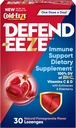 Defend-EEZE Immununterstützung Nahrungsergänzungsmittel Lozenges, 100% Tageswert von Zink, Vitamine C & D pro Dose, mit Echinacea & Elderberry, Granatapfel, 30 Lozenges