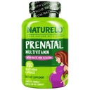 NATURELO Prenatal Multivitamin mit gentle Chelateisen, Methyl Folat, Plant Calcium & Choline - Vegan, Vegetarisch - Non-GMO - Glutenfrei - 180 Kapseln - 2 Monate Versorgung